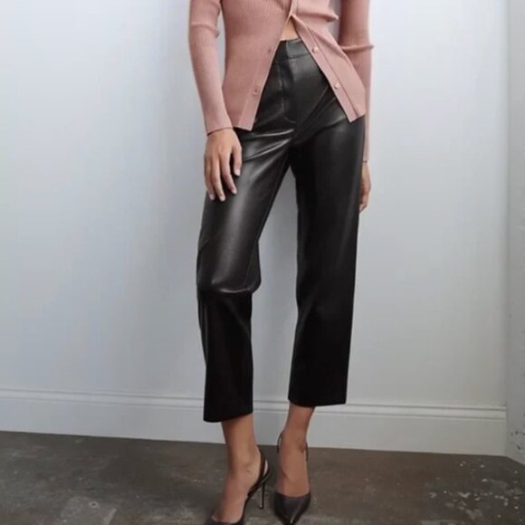 Aritzia - Babaton Vegan Leather Command Cropped Pant - Picture 6 of 6